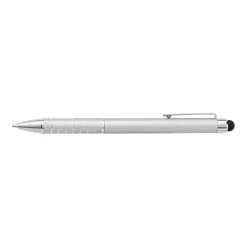 Gift Campaign Penna touch in alluminio con meccanismo a rotazione e inchiostro blu></noscript> Penne In Metallo
