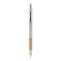 Gift Campaign Penna touch in alluminio GSR finitura in gomma e bambù inchiostro blu></noscript> Penne Ecologiche|Penne Touch