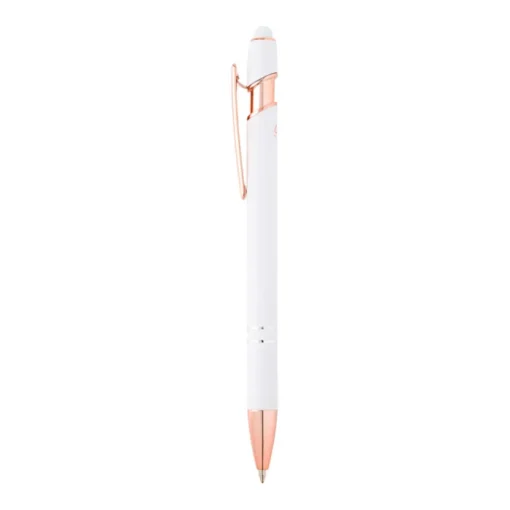 Gift Campaign Penna touch in alluminio riciclato e dettagli oro rosa inchiostro blu> Penne In Metallo