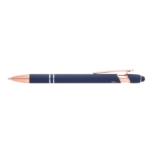Gift Campaign Penna touch in alluminio riciclato e dettagli oro rosa inchiostro blu> Penne In Metallo