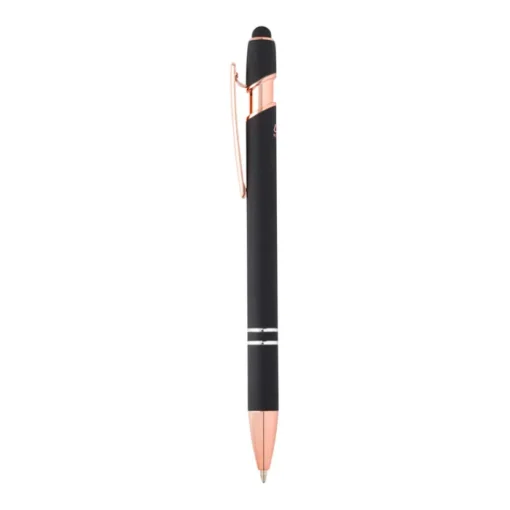 Gift Campaign Penna touch in alluminio riciclato e dettagli oro rosa inchiostro blu> Penne In Metallo