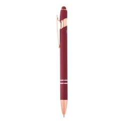 Gift Campaign Penna touch in alluminio riciclato e dettagli oro rosa inchiostro blu></noscript> Penne In Metallo