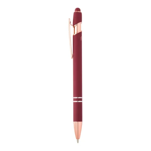 Gift Campaign Penna touch in alluminio riciclato e dettagli oro rosa inchiostro blu> Penne In Metallo