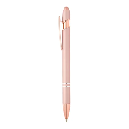 Gift Campaign Penna touch in alluminio riciclato e dettagli oro rosa inchiostro blu> Penne In Metallo