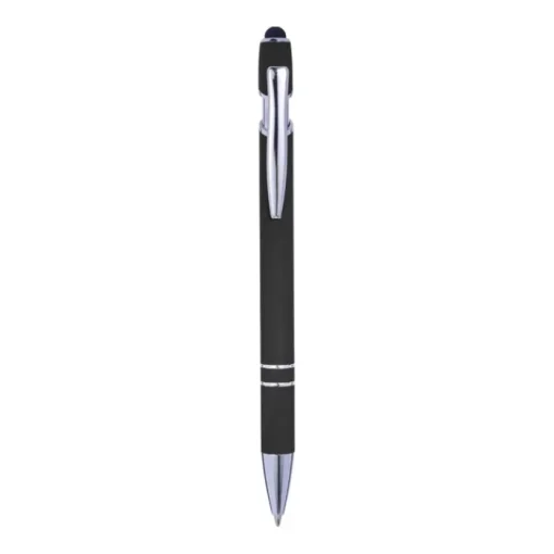 Gift Campaign Penna touch in alluminio con finitura in gomma e inchiostro blu> Penne In Metallo