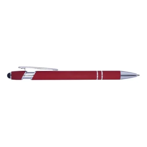 Gift Campaign Penna touch in alluminio con finitura in gomma e inchiostro blu> Penne In Metallo