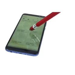 Gift Campaign Penna touch in alluminio con finitura in gomma e inchiostro blu></noscript> Penne In Metallo