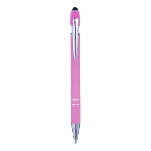 Gift Campaign Penna touch in alluminio con finitura in gomma e inchiostro blu> Penne In Metallo