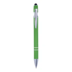 Gift Campaign Penna touch in alluminio con finitura in gomma e inchiostro blu></noscript> Penne In Metallo