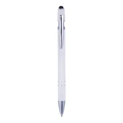 Gift Campaign Penna touch in alluminio con finitura in gomma e inchiostro blu></noscript> Penne In Metallo
