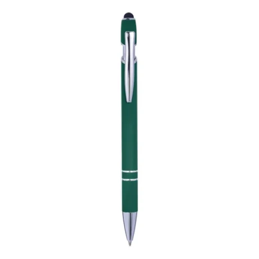 Gift Campaign Penna touch in alluminio con finitura in gomma e inchiostro blu> Penne In Metallo