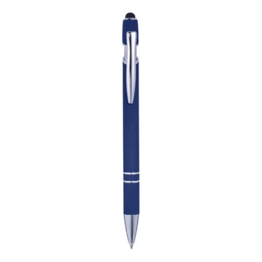 Gift Campaign Penna touch in alluminio con finitura in gomma e inchiostro blu> Penne In Metallo