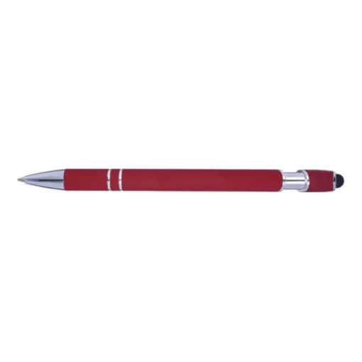 Gift Campaign Penna touch in alluminio con finitura in gomma e inchiostro blu> Penne In Metallo