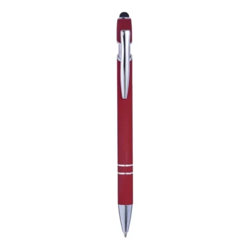 Gift Campaign Penna touch in alluminio con finitura in gomma e inchiostro blu> Penne In Metallo