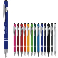 Gift Campaign Penna touch in alluminio con finitura soft-touch e inchiostro blu></noscript> Penne In Metallo
