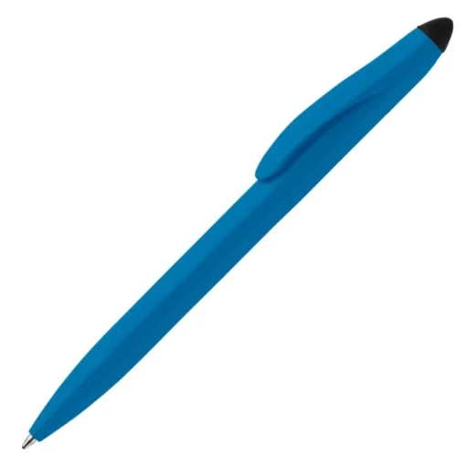 Gift Campaign Penna touch in plastica con meccanismo a rotazione e inchiostro blu> Penne Di Plastica