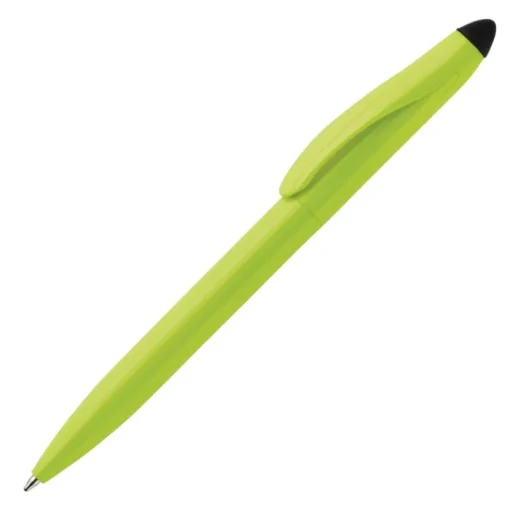 Gift Campaign Penna touch in plastica con meccanismo a rotazione e inchiostro blu> Penne Di Plastica