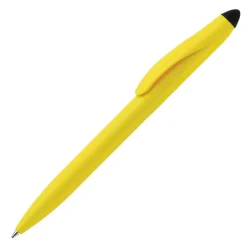 Gift Campaign Penna touch in plastica con meccanismo a rotazione e inchiostro blu></noscript> Penne Di Plastica