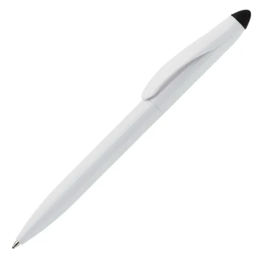 Gift Campaign Penna touch in plastica con meccanismo a rotazione e inchiostro blu> Penne Di Plastica