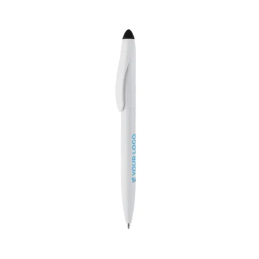Gift Campaign Penna touch in plastica con meccanismo a rotazione e inchiostro blu> Penne Di Plastica