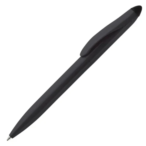 Gift Campaign Penna touch in plastica con meccanismo a rotazione e inchiostro blu> Penne Di Plastica