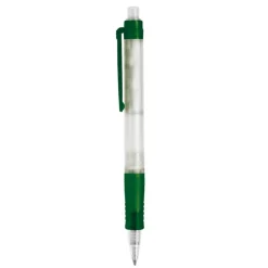 Gift Campaign Penna trasparente realizzata con una bioplastica e inchiostro blu></noscript> Penne Ecologiche|Penne Di Plastica