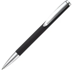 Gift Campaign Penna twist in alluminio con clip e punta in metallo e inchiostro blu> Penne In Metallo