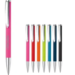 Gift Campaign Penna twist in alluminio con clip e punta in metallo e inchiostro blu></noscript> Penne In Metallo
