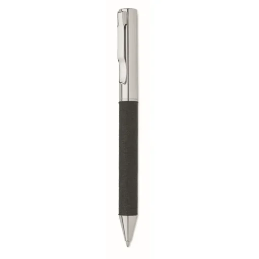 Gift Campaign Penna twist in alluminio con dettaglio in rPET e inchiostro blu> Penne In Metallo
