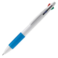 Gift Campaign Penne 4 colori con impugnatura colorata e fusto in bianco o argento></noscript> Penne Di Plastica