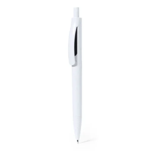 Gift Campaign Penne a scatto in plastica riciclata con logo ed inchiostro blu> Penne Ecologiche|Penne Di Plastica