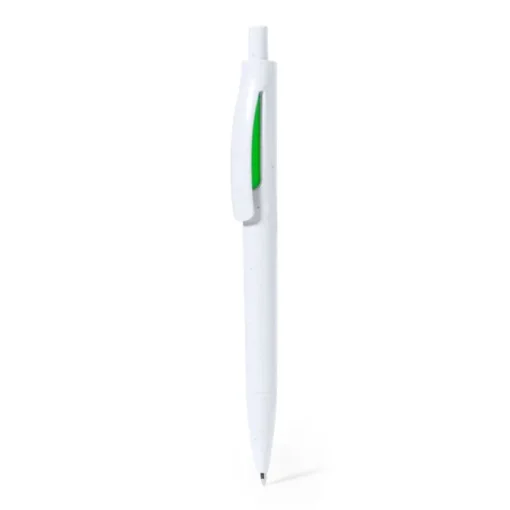 Gift Campaign Penne a scatto in plastica riciclata con logo ed inchiostro blu> Penne Ecologiche|Penne Di Plastica