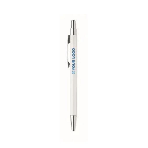 Gift Campaign Penne a sfera personalizzate ecologiche inchiostro blu Recycled Arial> Penne Ecologiche|Penne In Metallo