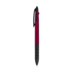 Gift Campaign Penne a sfera promozionali a tre colori antiscivolo Multicolor></noscript> Penne Di Plastica