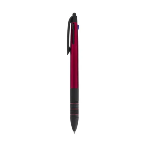 Gift Campaign Penne a sfera promozionali a tre colori antiscivolo Multicolor> Penne Di Plastica