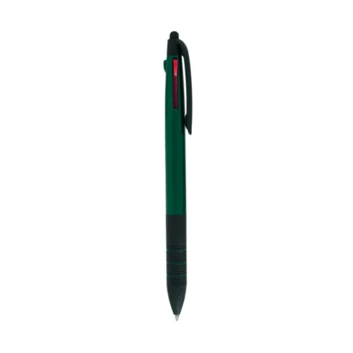 Gift Campaign Penne a sfera promozionali a tre colori antiscivolo Multicolor> Penne Di Plastica