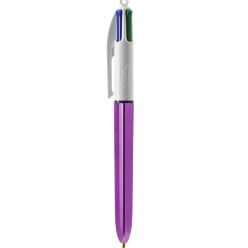 Gift Campaign Penne aziendali 4 colori brillanti e metallici BIC® 4 Colours Shine> Penne Bic®|Penne Di Plastica