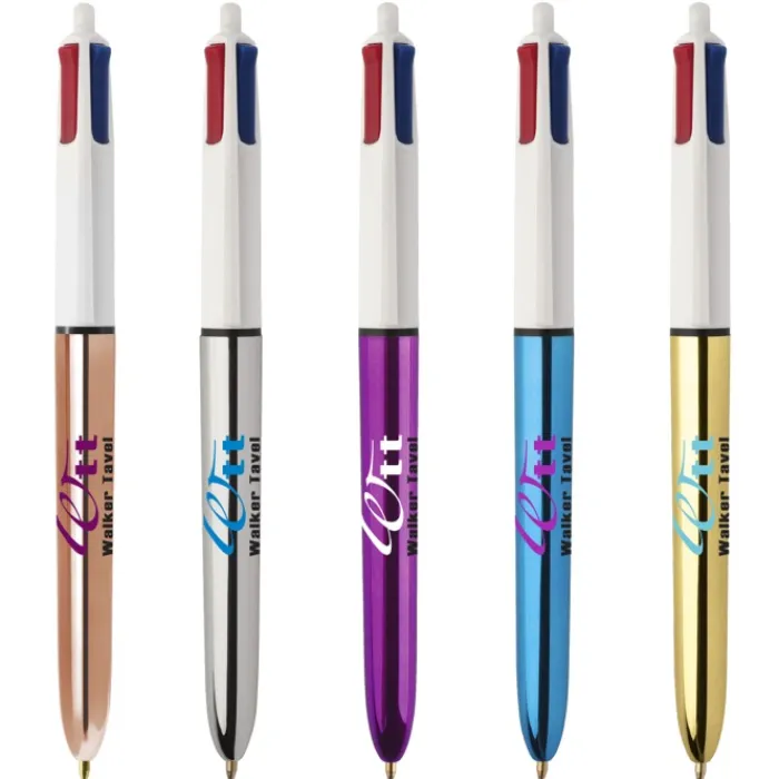 Gift Campaign Penne aziendali 4 colori brillanti e metallici BIC® 4 Colours Shine> Penne Bic®|Penne Di Plastica