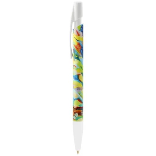 Gift Campaign Penne aziendali con clip bianca inchiostro blu BIC® Media Clic Clear> Penne Bic®|Penne Di Plastica