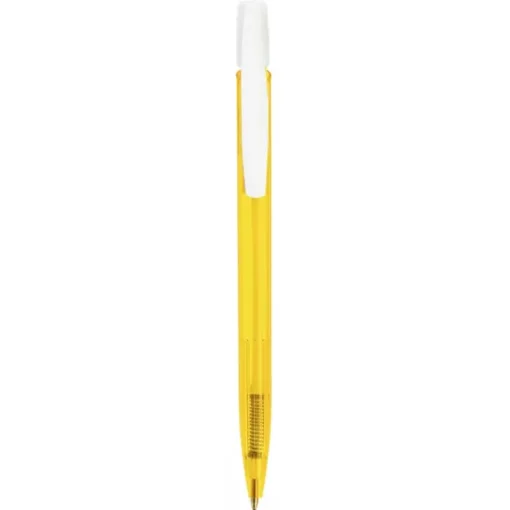 Gift Campaign Penne aziendali con clip bianca inchiostro blu BIC® Media Clic Clear> Penne Bic®|Penne Di Plastica