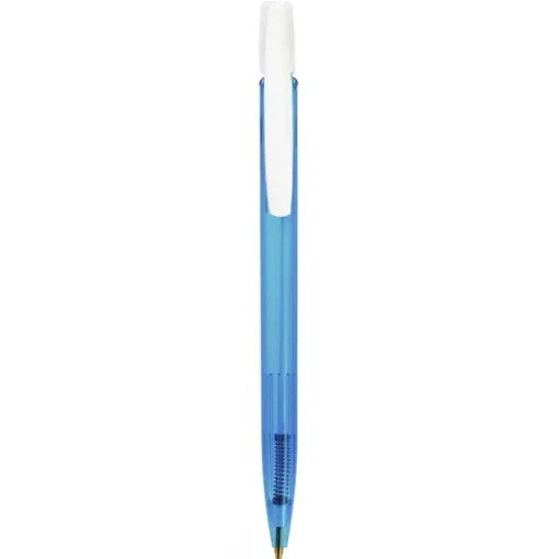 Gift Campaign Penne aziendali con clip bianca inchiostro blu BIC® Media Clic Clear> Penne Bic®|Penne Di Plastica