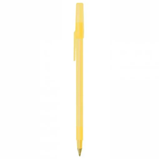 Gift Campaign Penne aziendali corpo traslucido inchiostro blu BIC® Round Stic® Clear> Penne Bic®|Penne Di Plastica