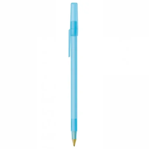 Gift Campaign Penne aziendali corpo traslucido inchiostro blu BIC® Round Stic® Clear> Penne Bic®|Penne Di Plastica