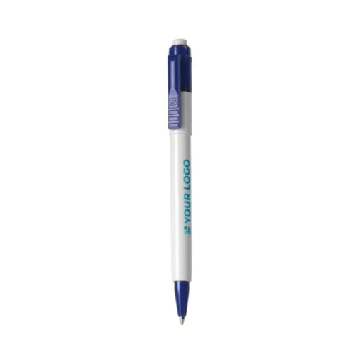 Gift Campaign Penne bianche con clip colorata inchiostro blu Stilolinea Baron Jumbo> Penne Di Plastica