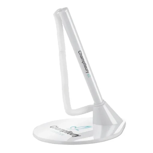 Gift Campaign Penne con base d'appoggio e corda elastica inchiostro blu Budget> Gadget Per L'Ufficio