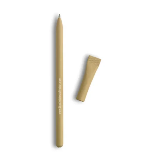 Gift Campaign Penne con logo aziendale in cartone ricilato inchiostro blu> Gadget Ecologici|Penne Ecologiche