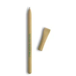 Gift Campaign Penne con logo aziendale in cartone ricilato inchiostro blu></noscript> Gadget Ecologici|Penne Ecologiche