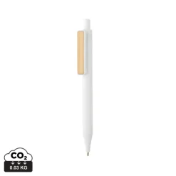 Gift Campaign Penne con logo clip in bambù inchiostro blu Dokumental® Bamboo Clip><noscript><img width=