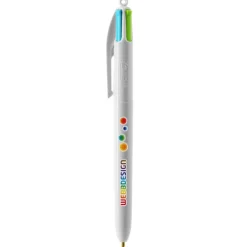 Gift Campaign Penne con logo da 4 inchiostri BIC® 4 Colours Fashion> Penne Bic®|Penne Di Plastica