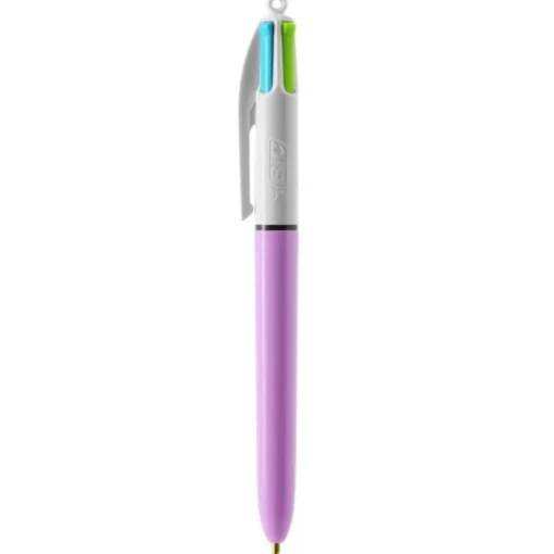 Gift Campaign Penne con logo da 4 inchiostri BIC® 4 Colours Fashion> Penne Bic®|Penne Di Plastica